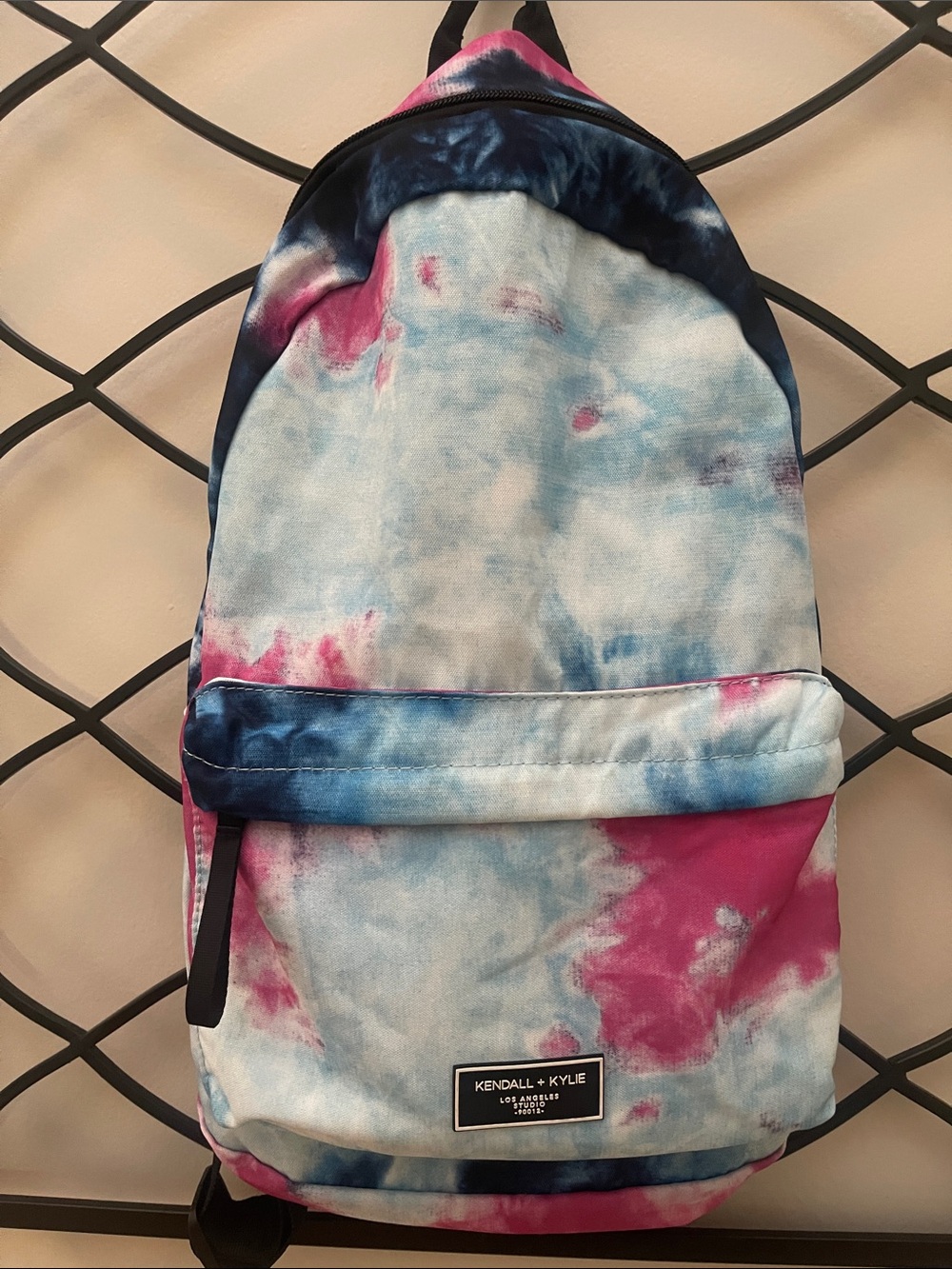Kendall & Kylie Pink, Blue & Light Blue Tie-Dye Backpack